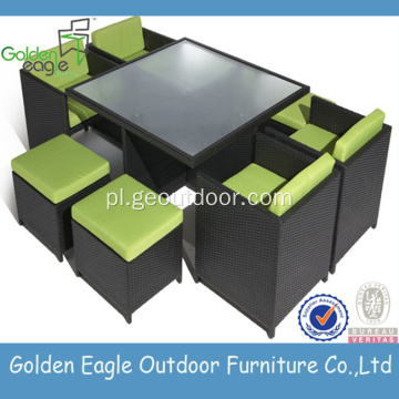 Wysokiej jakości meble ogrodowe stół i krzesło